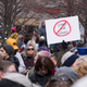 Anti Stand Your Ground sign at March for Our Lives rally in downtown Dayton, Ohio on March 24, 2018.